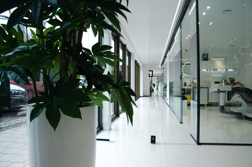 iSmile project te Gent - Glazen binnenwand op kantoor - kantoorindeling met glas