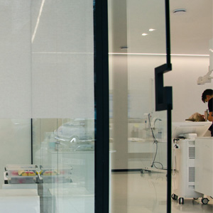 Slide deursysteem - Glazen binnenwand op kantoor - kantoorindeling met glas